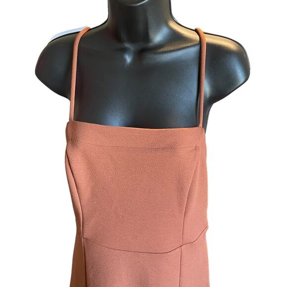 *Reposh* NWT By Anthropologie Slim Strappy Midi Dress Small - Picture 3 of 10